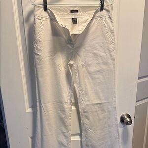Kenneth Cole Reaction White Wide Leg Pants